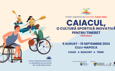 Cea de-a patra ediție a proiectului „Caiacul, o cultură sportivă inovativă pentru tineret. SMile2Sport” revine la Cluj-Napoca