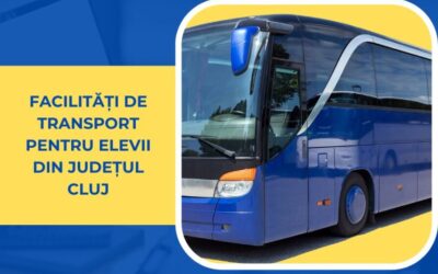 Facilități de transport pentru elevii din județul Cluj