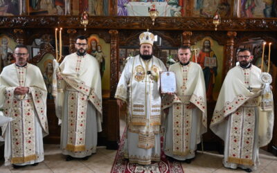 Liturghie arhierească la Parohia Cehei