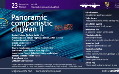 Recital „Panoramic Componistic Clujean II” – Muzică contemporană la ANMGD