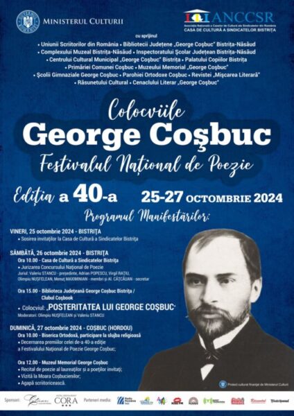 Colocviile „George Coșbuc” – Ediția a 40-a a Festivalului Național de Poezie